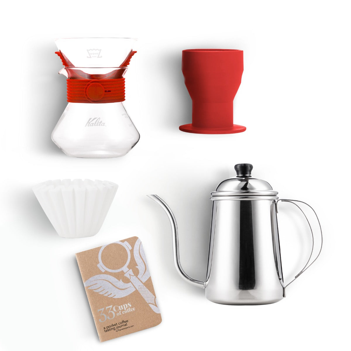 Kalita Wave 185 Coffee Pour Over Kit - Glass