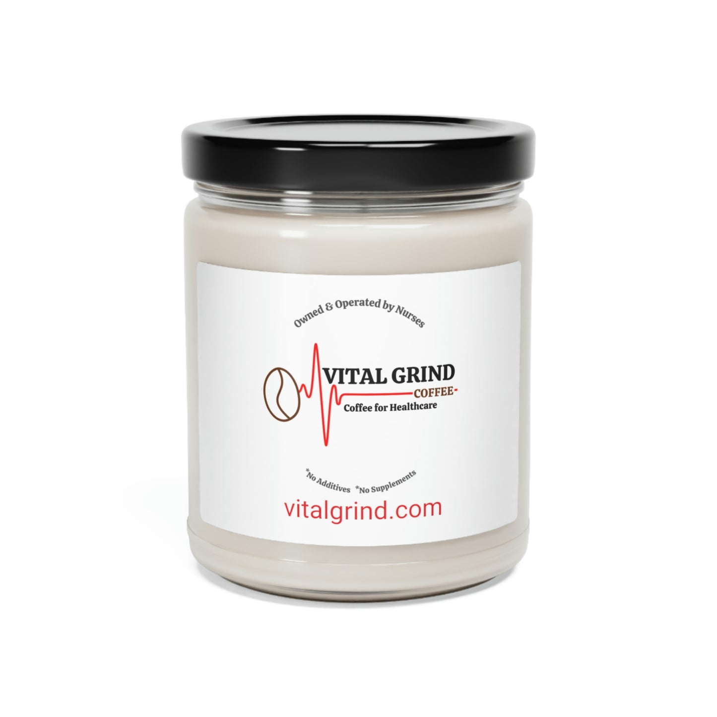 Vital Grind Scented Soy Candle, 9oz