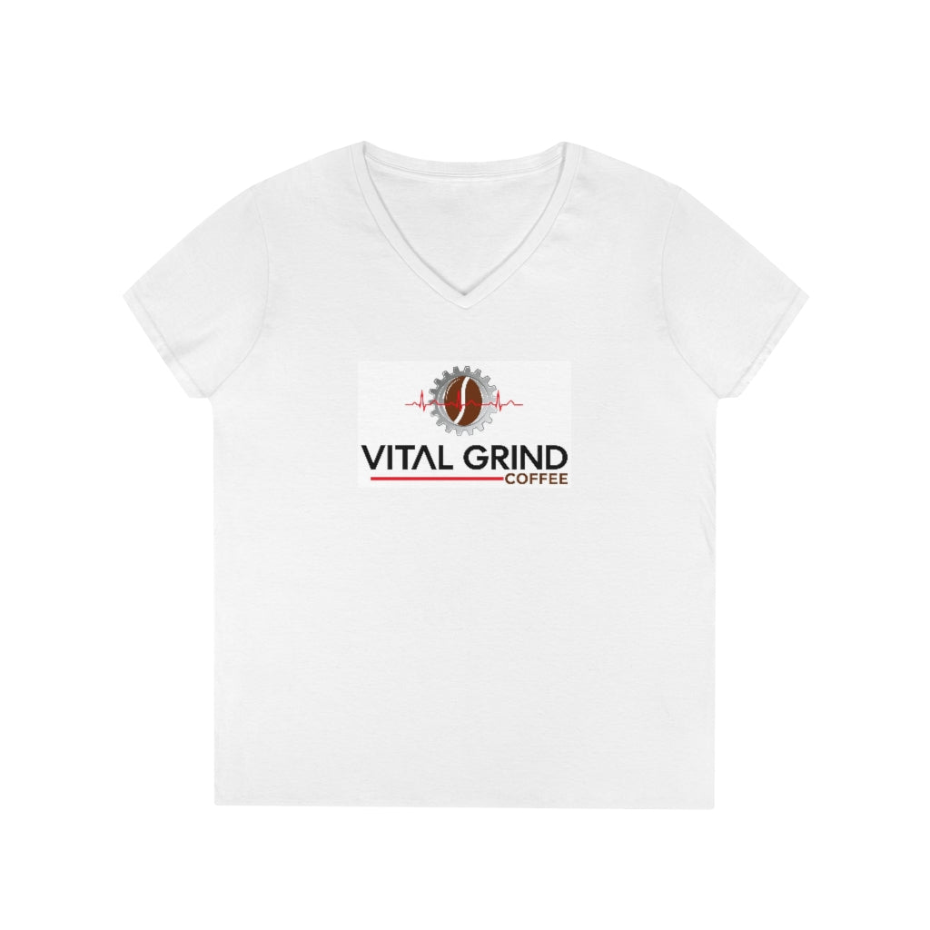 Ladies' V-Neck LOGO Shirt
